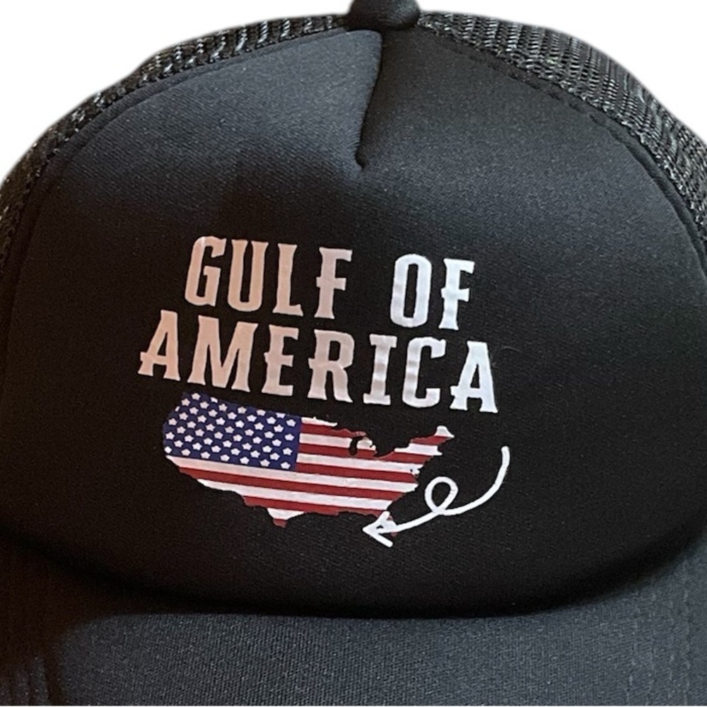 Gulf of America Black Baseball Hat - Picture 2 of 6